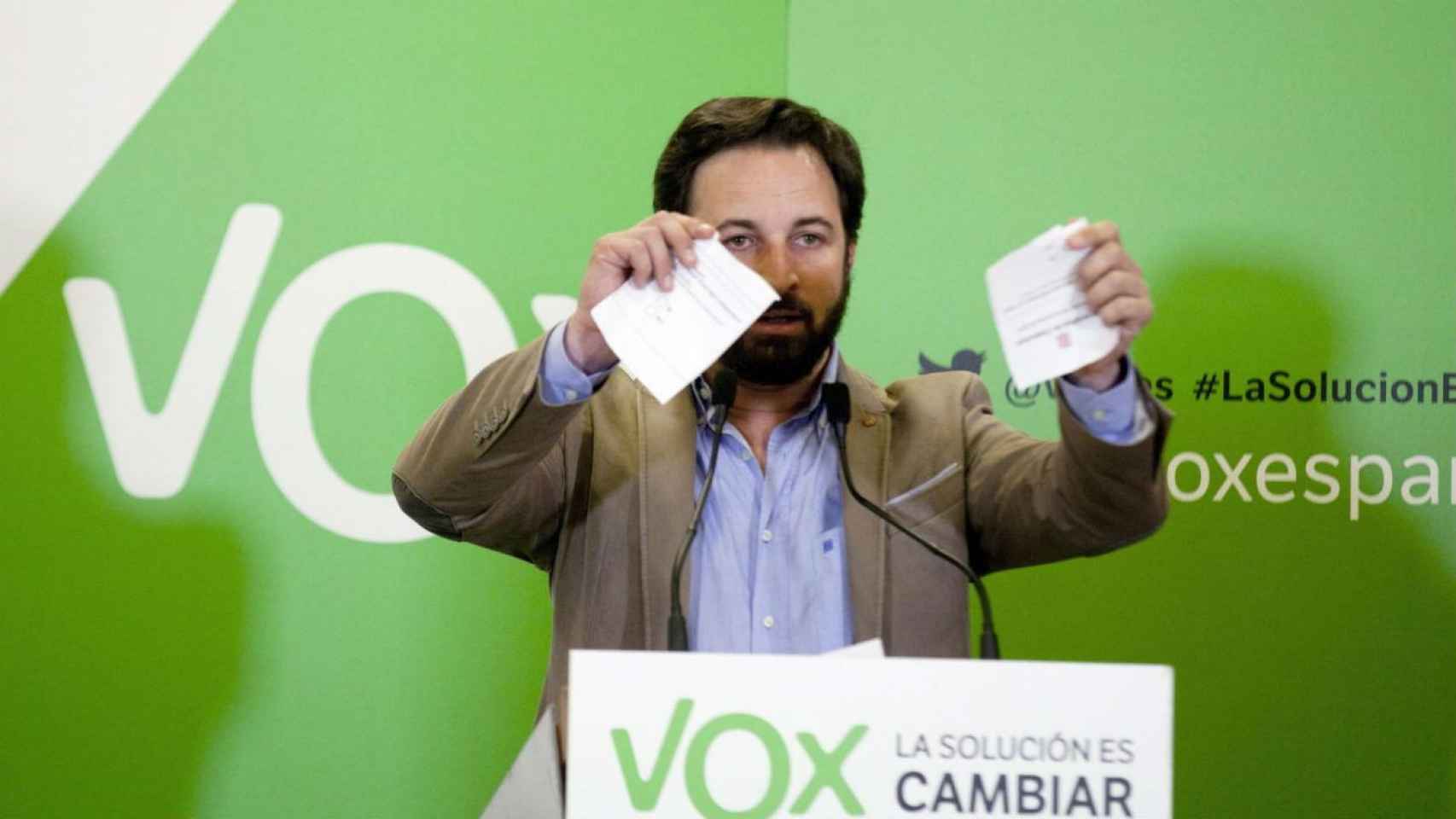 Santiago Abascal, presidente de VOX, confía en Barcelona / Archivo
