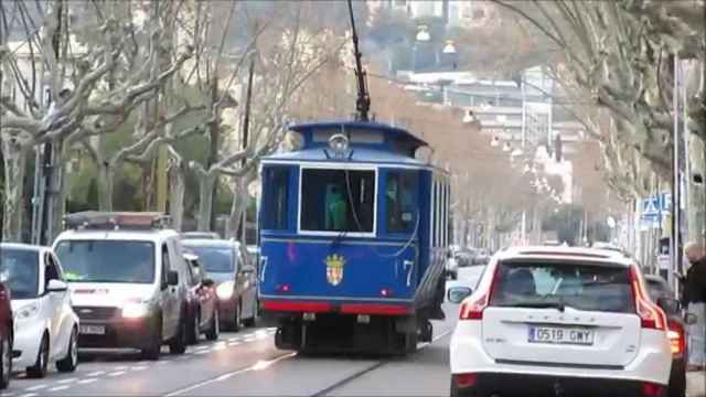 El Tramvia Blau es uno de los grandes símbolos de la ciudad de Barcelona  / Archivo