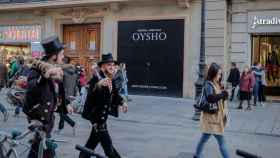En el nº 26 de Portal de l'Angel, donde antes estaba la antigua mercería Santa Ana, se ha abierto una nueva tienda Oysho / Archivo