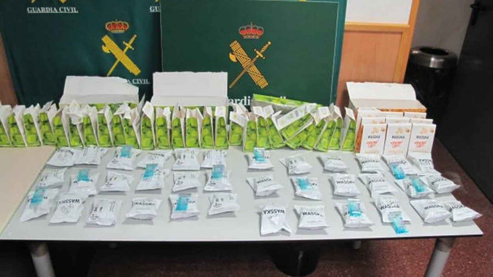 Cocaína intevenida por la Guardia Civil en El Prat / EP