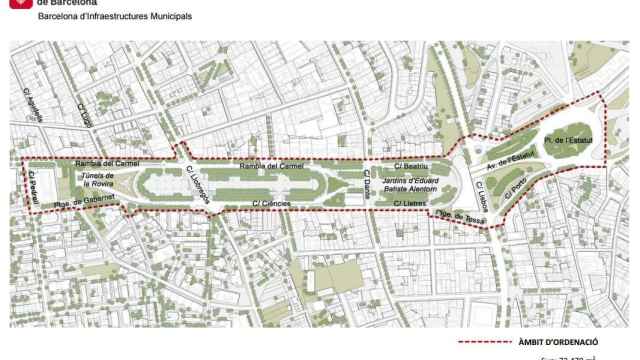 La futura reforma de la rambla del Carmel echa a andar / AYUNTAMIENTO DE BARCELONA