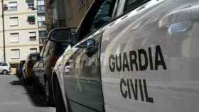 Coche de la Guardia Civil en el despliegue policial en Barcelona / EFE
