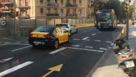 El cierre de la calle de Mallorca, todavía abierta al tráfico, afectará a la vuelta de las vacaciones / JORDI SUBIRANA