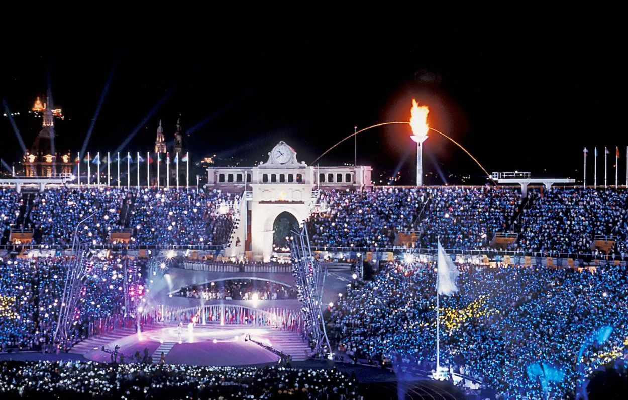 Imagen de la ceremonia de apertura de los Juegos Olímpicos de Barcelona'92, hace 25 años / Archivo