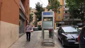 La última cabina de teléfono de Barcelona, en Sant Genís dels Agudells / M.A.S