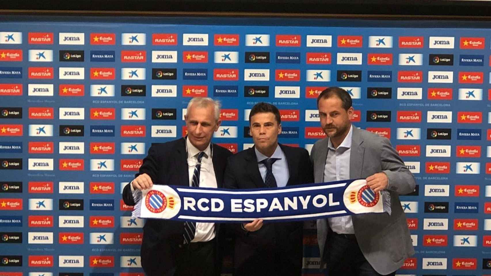 El Espanyol ha puesto en Rubi la esperanza de una buena temporada. Este lunes se estrena con su nuevo equipo / Archivo