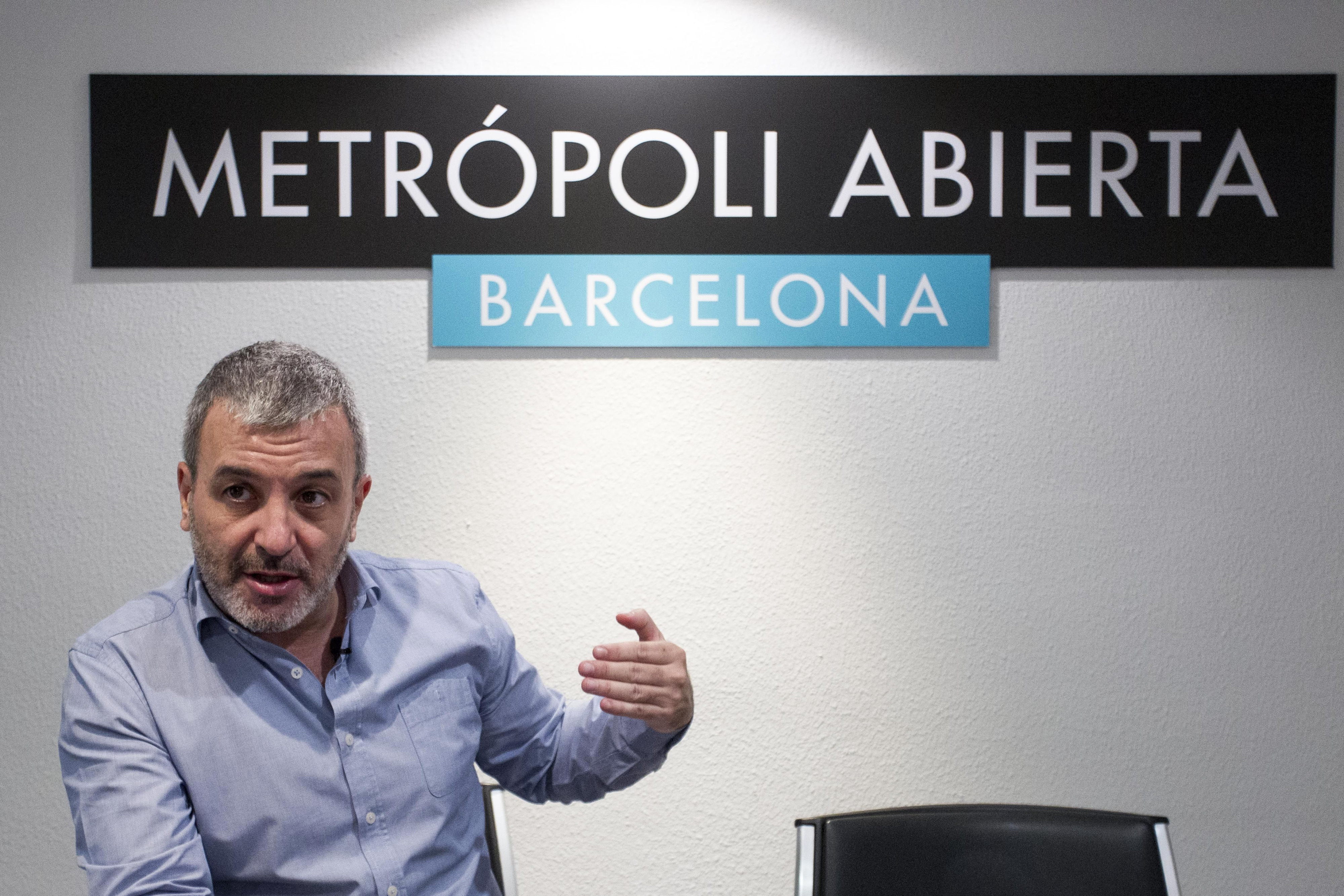Jaume Collboni, en la redacción de Metrópoli Abierta / HUGO FERNÁNDEZ