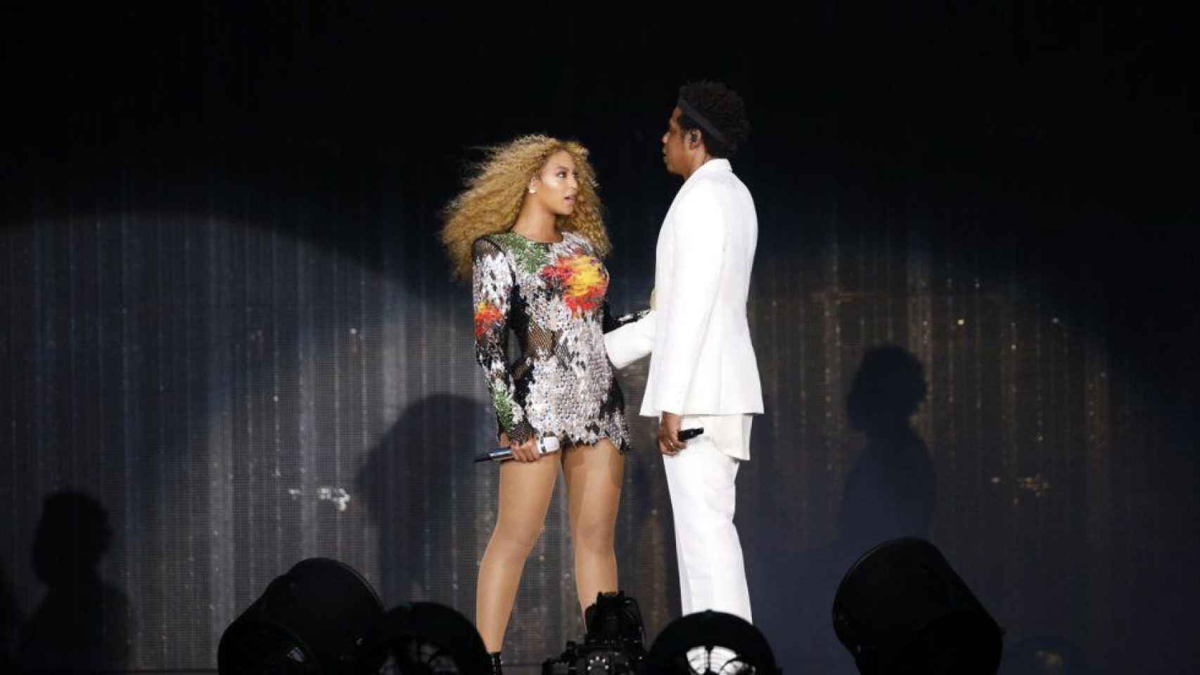 Beyonce y Jay Z en el concierto de Barcelona