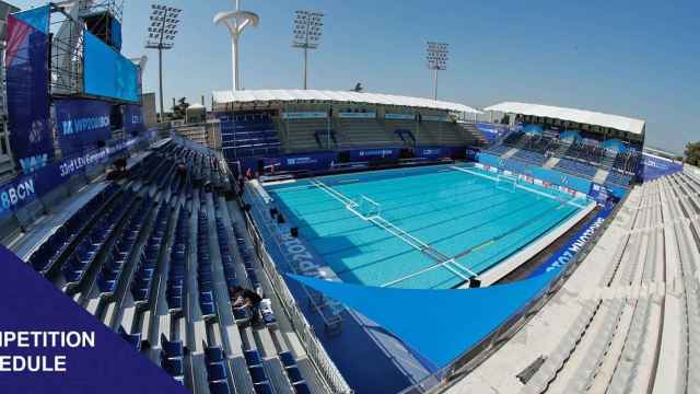 Así luce hoy la piscina Picornell, acondicionada para albergar los Europeos de Waterpolo / WP2018