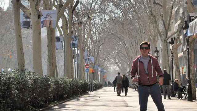 El autor Juan Manuel Chávez en Barcelona /R.I.C.