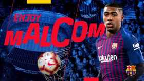 El Barça ha anunciado el fichaje de Malcom, procedente del Girondins de Burdeos / FCB