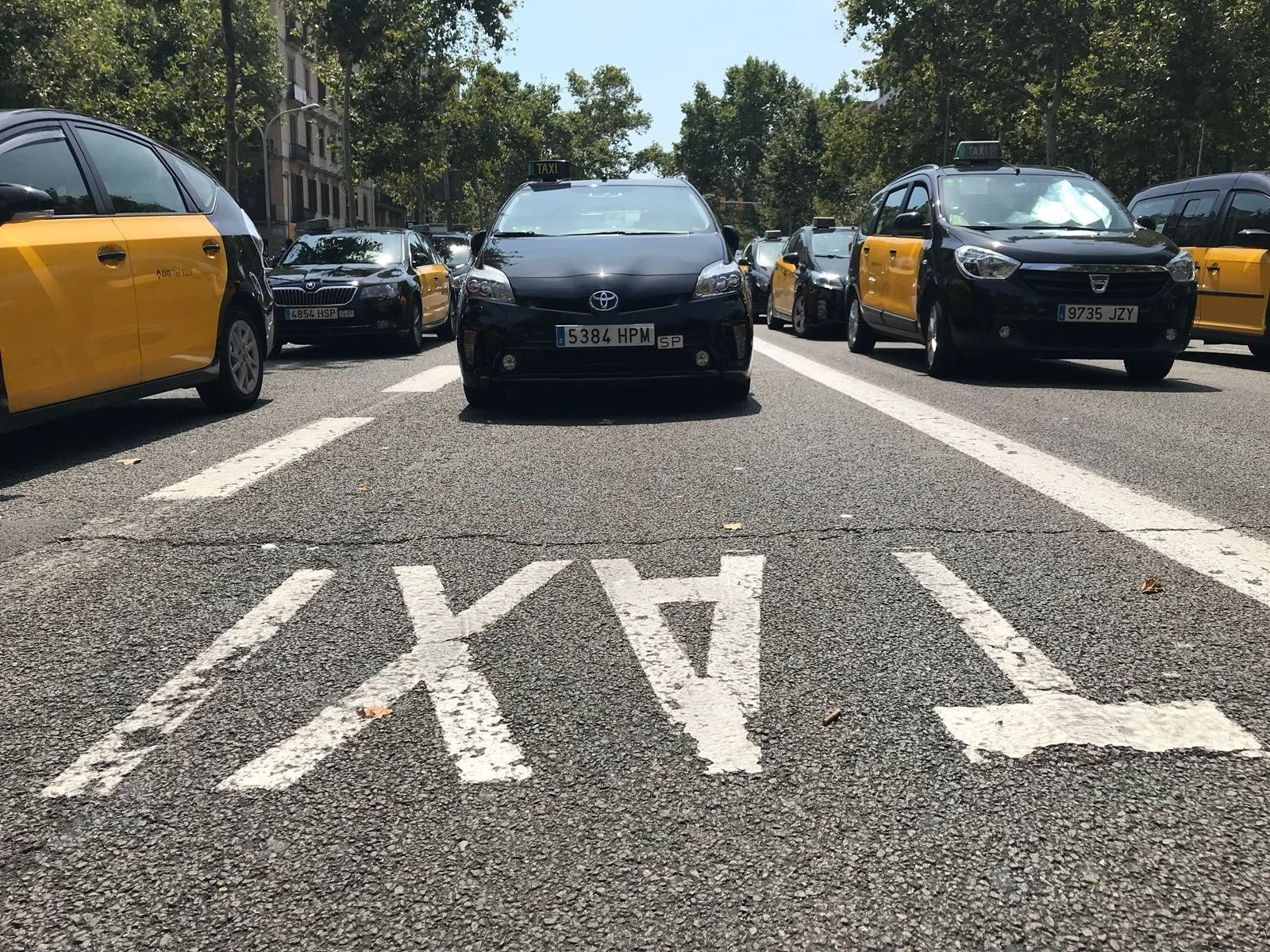 Huelga de taxis en Barcelona / Europa Press