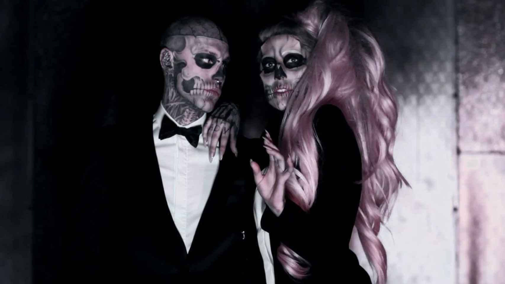 Zombie boy junto a Lady Gaga
