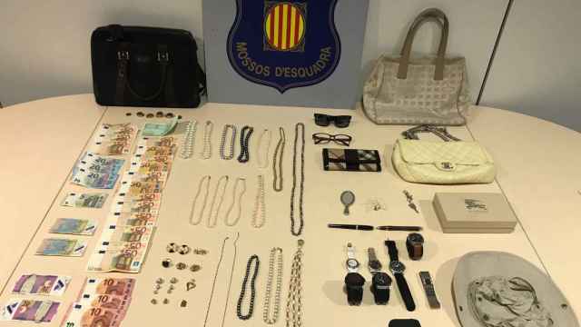 Botín de los ladrones detenidos / MOSSOS D'ESQUADRA