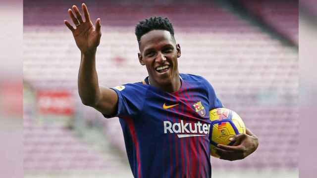 Yerry Mina habrá tenido un paso fugaz por el Camp Nou / Archivo