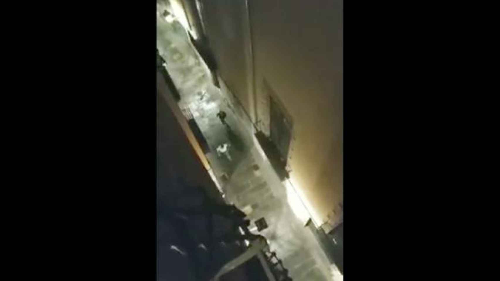 Captura del vídeo de la agresión a un turista