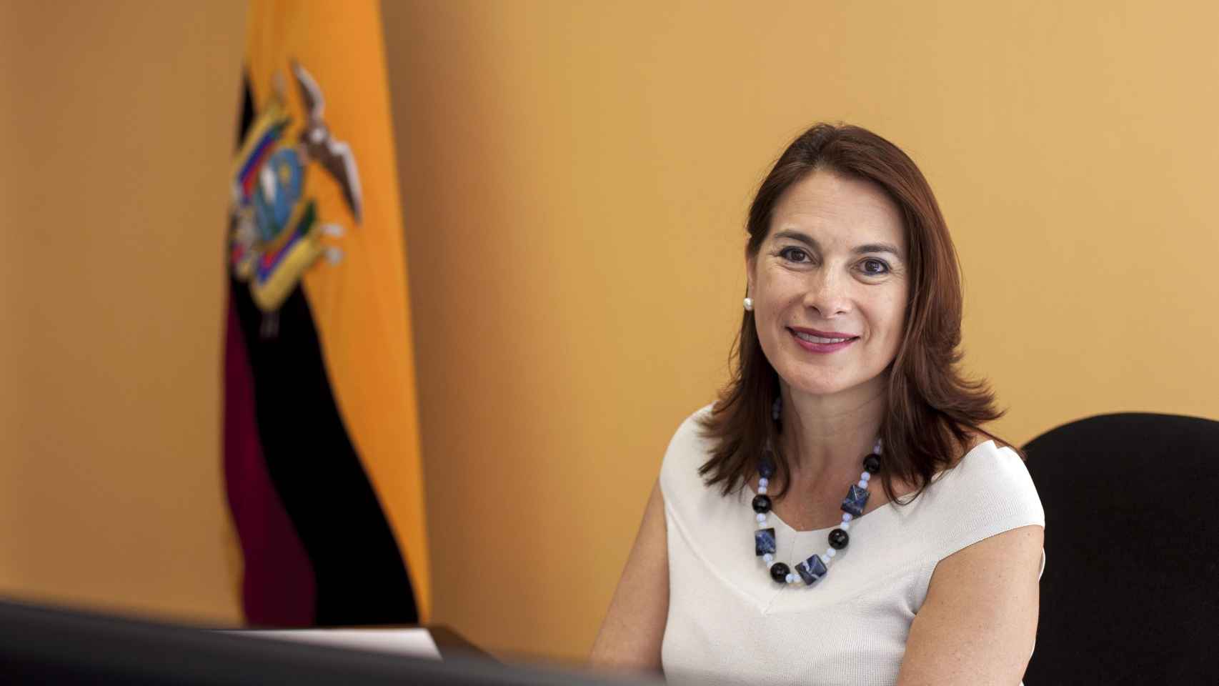 La Cónsul del Ecuador, María Carmen Chacaíza / HUGO FERNÁNDEZ