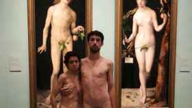 Adán y Eva performance en el Museo del Prado | ADRIÁN PINO OLIVERA