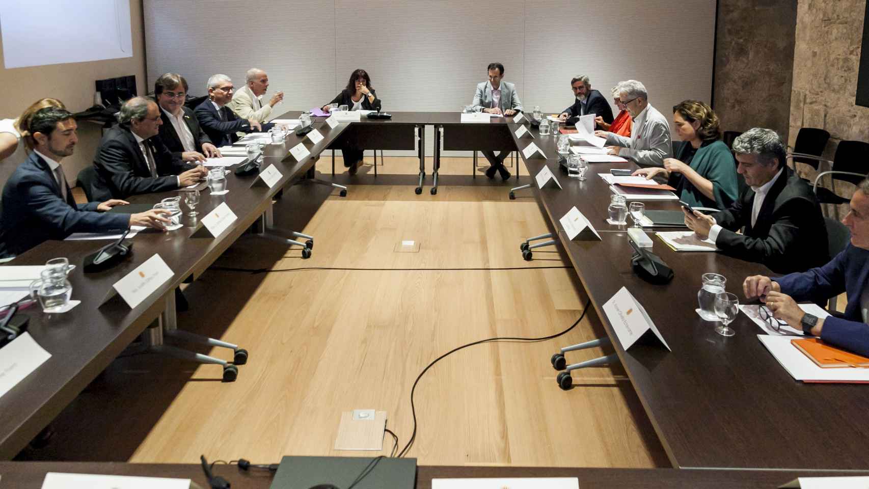Ada Colau y Joaquim Torra en la Junta General del Consorci de l’Habitatge de Barcelona / AYUNTAMIENTO DE BARCELONA