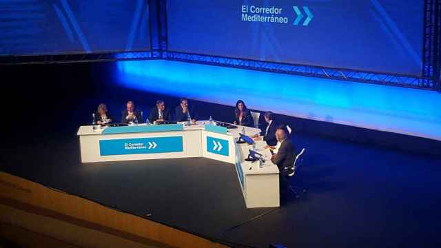 Mesa redonda del 'Gran Encuentro por el Corredor Mediterráneo', con la participación José Luis Ábalos, ministro de Fomento / EUROPA PRESS