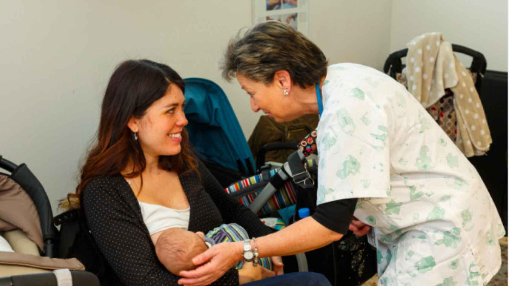 Profesional de la lactancia materna en un CAP de Barcelona / ICS