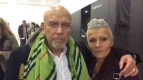 Hermann Bonnín junto a su esposa, la traductora y especialista teatral Sabine Dufrenoy / @temporadaalta
