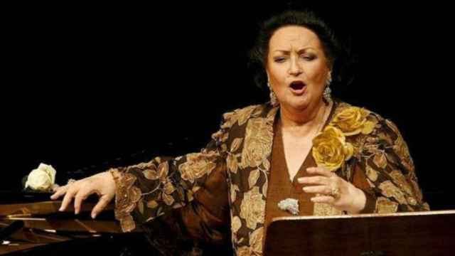 Montserrat Caballé en una actuación / EFE