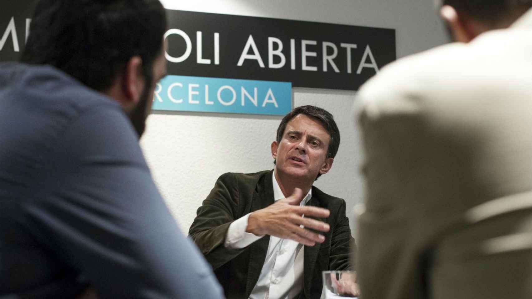 Manuel Valls ha visitado la redacción de Metrópoli Abierta / HUGO FERNÁNDEZ
