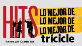 Tricicle comienza a despedirse hoy de Barcelona con el espectáculo 'Hits'