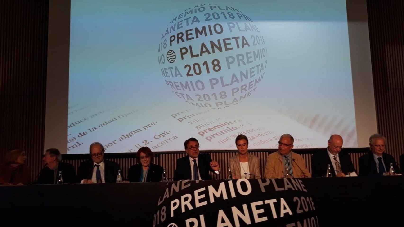 Josep Crehueras, presidente del Grupo Planeta, durante la rueda de prensa de hoy, en Barcelona / EP