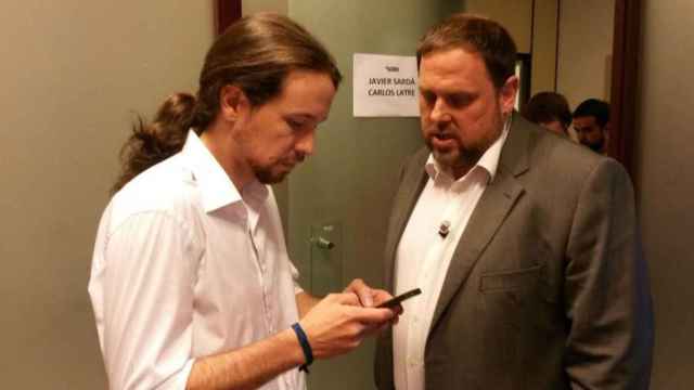 Pablo Iglesias propone a Junqueras un pacto municipal en Barcelona