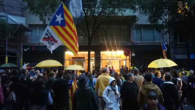 Los CDR se han manifestado ante la sede de ERC / EP