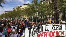 Manifestación independentista por Barcelona / EP