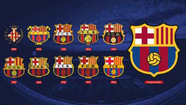 Esta ha sido la evolución del escudo del Barça / FC Barcelona