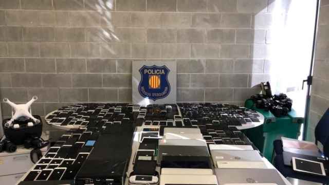 La organización acumulaba 560 objetos robados en el piso de Barcelona