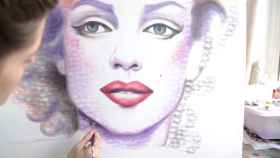 Marilyn Monroe por Lipstick Lex