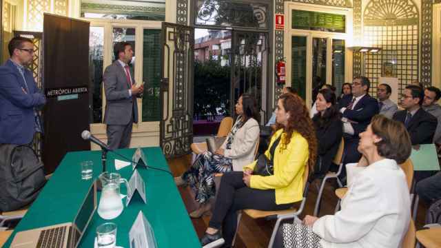 Presentación de Metrópoli Abierta en el Consulado de México en Barcelona / HUGO FERNÁNDEZ