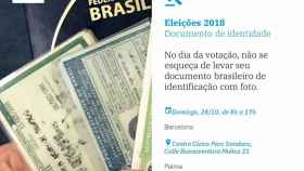 Documentación para acudir a las elecciones de Brasil en BCN / CONSULADO BRASIL