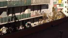 Imagen de una terraza con bicis del Bicing / METRÓPOLI ABIERTA