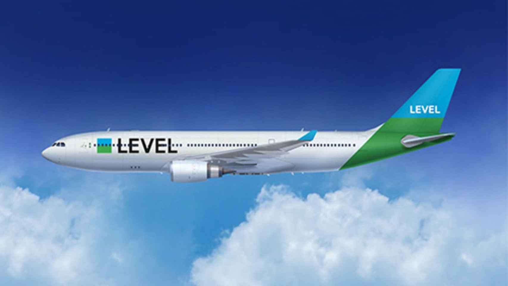 Un avión de la compañía Level