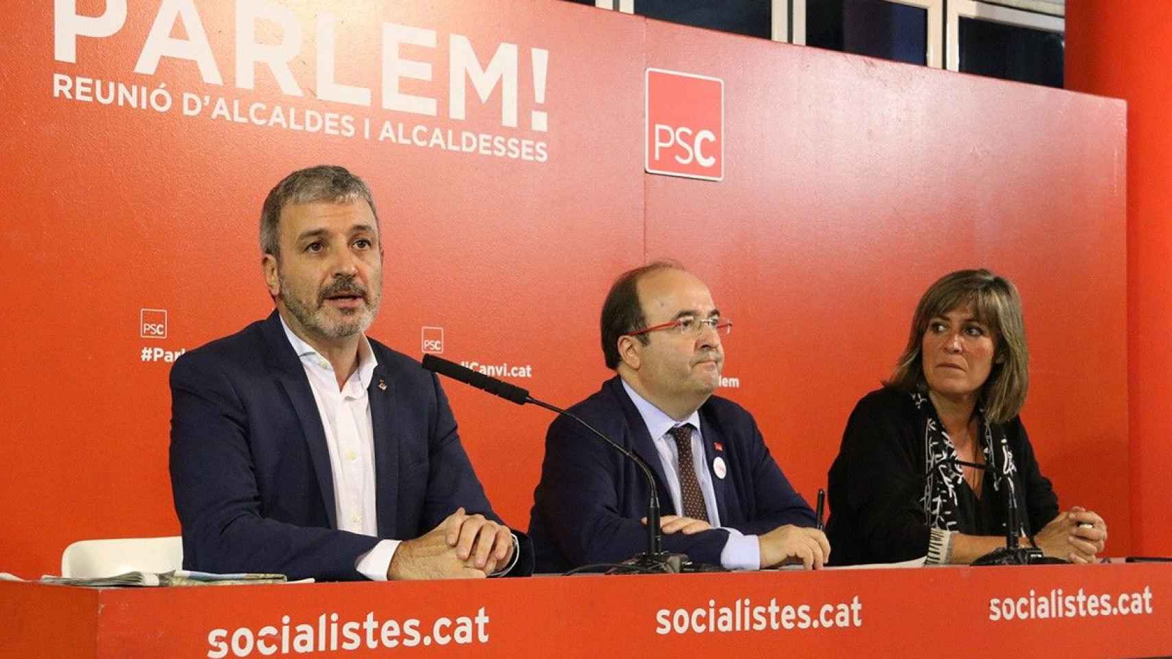 Jaume Collboni, Miquel Iceta y Nuria Marín, tres pesos pesados del PSC / Archivo
