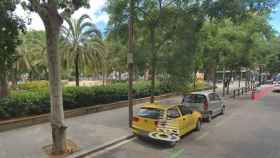 Jardins de les Infantes en el barrio de Les Corts de Barcelona / GOOGLE STREET VIEW