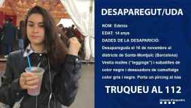 Los Mossos piden ayuda para localizar a una joven desaparecida / @mossos