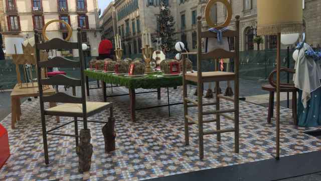Pesebre de la Navidad de 2018 en Sant Jaume / CARLOS  RUFAS