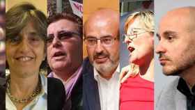 Líderes vecinales, sindicales y políticos opinan sobre la afiliación de los barceloneses / Fotomontaje