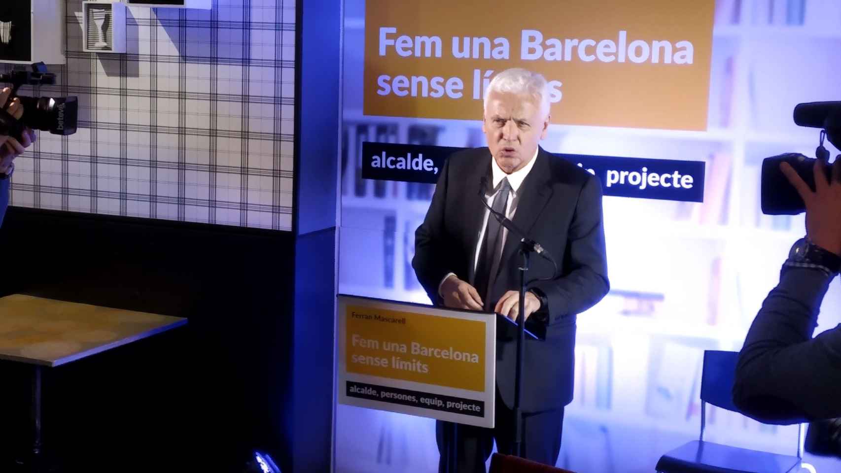 Ferran Mascarell ha anunciado su candidatura independiente y soberanista a la alcaldía de BCN / JORDI SUBIRANA