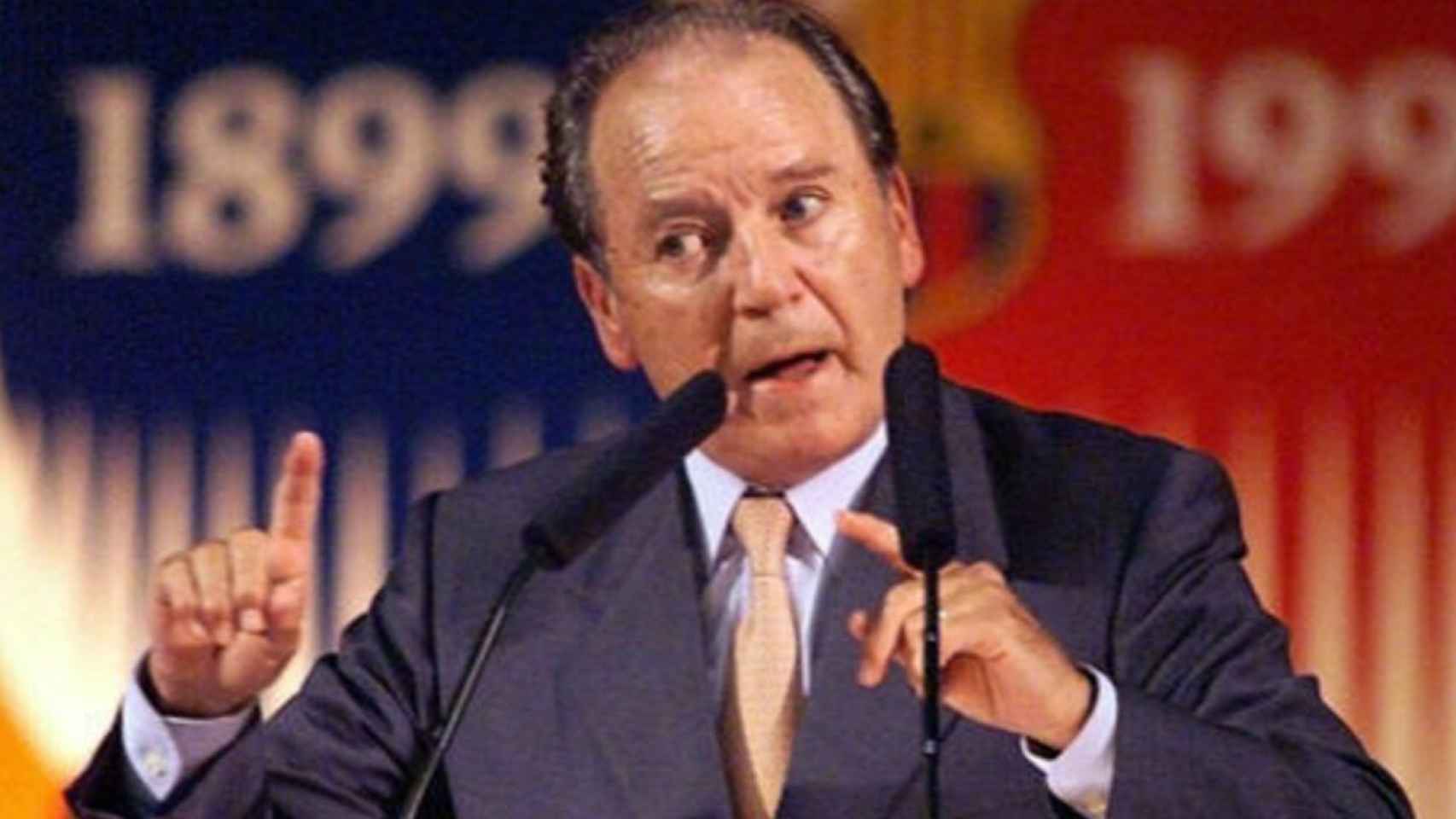 Josep Lluís Núñez presidió el Barça durante 22 años / Archivo