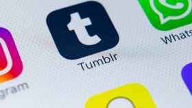 La app Tumblr en un dispositivo móvil