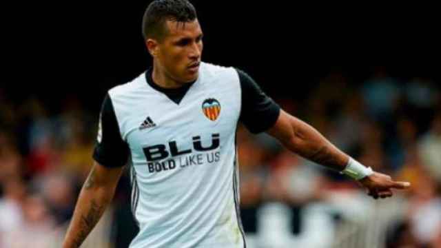 Jeison Murillo, en un partido del Valencia / EFE