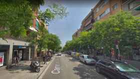 Una imagen de la calle Llobregós donde se ubicará el casal de barrio del Carmel / GOOGLE MAPS
